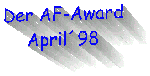 Der AF-Award 04.98